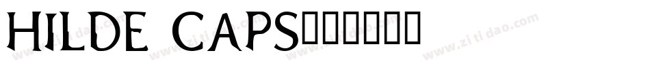 Hilde Caps字体转换